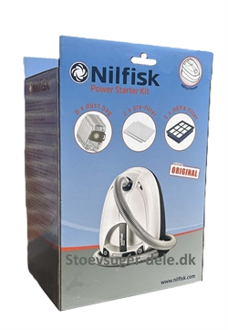 Nilfisk startkit sæt til Power støvsugere Hepafiter/poser  - Original 